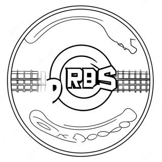 Cincinnati Reds Logo Coloring Page 47624-39607