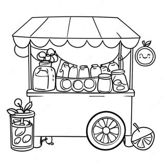 Lemonade Stand Coloring Page 47644-39618