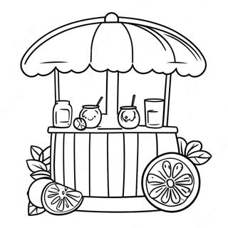 Lemonade Stand Coloring Page 47644-39619