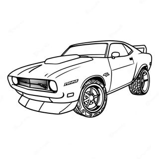 Fast And Furious Car Coloring Pages