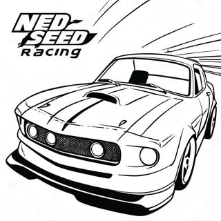 Need For Speed Racing Car Coloring Page 47694-39655