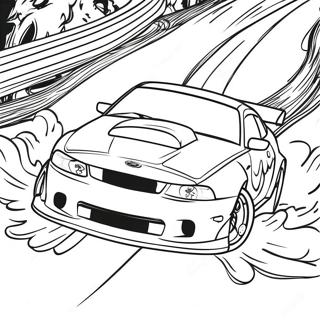 Need For Speed Drift Car Coloring Page 47695-39659