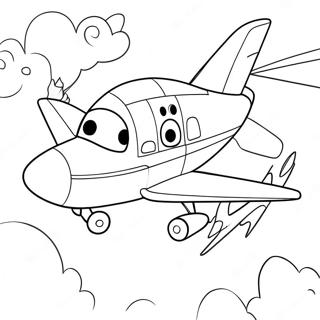 Jay Jay The Jet Plane Coloring Pages