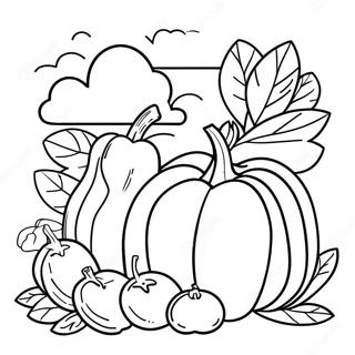 Harvest Coloring Pages