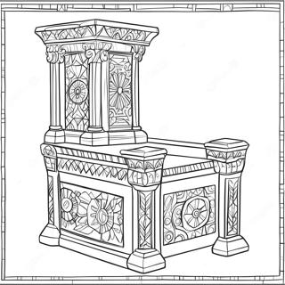 Solomon S Temple Furniture Coloring Page 47724-39683