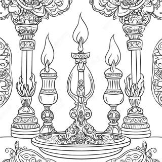 Golden Altar Of Incense Coloring Page 47725-39685