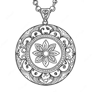 Necklace Coloring Page 47734-39692