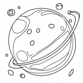 Colorful Uranus Planet Coloring Page 47755-39717