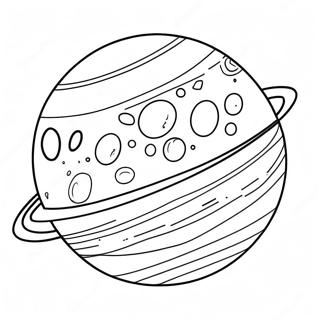 Colorful Uranus Planet Coloring Page 47755-39719