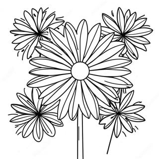 Easy Fireworks Coloring Pages