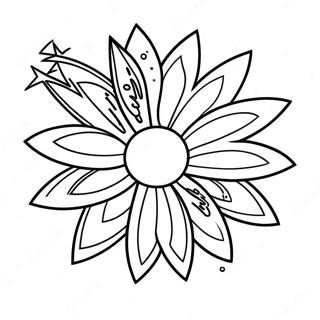 Easy Fireworks Coloring Page 47764-39711