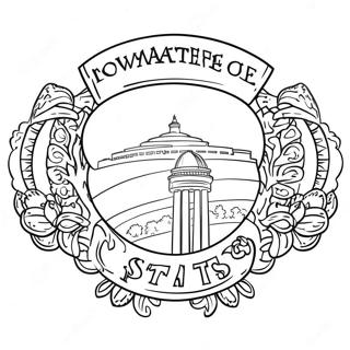 Iowa State Logo Coloring Page 47774-39722