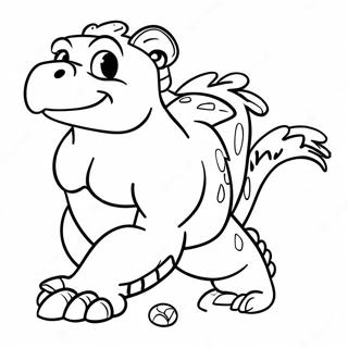 Iowa State Cyclones Mascot Coloring Page 47775-39728