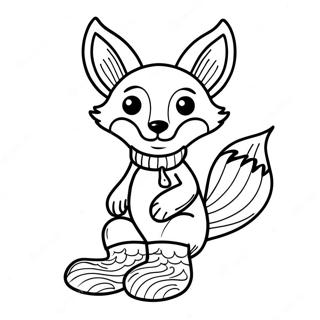 Fox In Socks Coloring Page 47804-39745