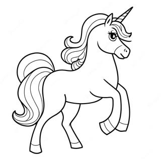 Majestic Unicorn Coloring Page 47815-39757