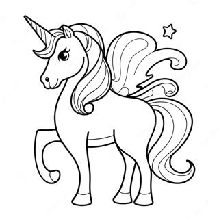 Majestic Unicorn Coloring Page 47815-39758