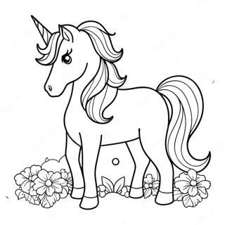 Majestic Unicorn Coloring Page 47815-39759