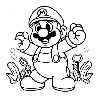 Super Mario Bros Movie Coloring Page 4781-3842