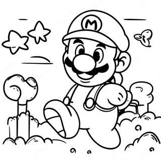 Super Mario Bros Movie Coloring Page 4781-3843