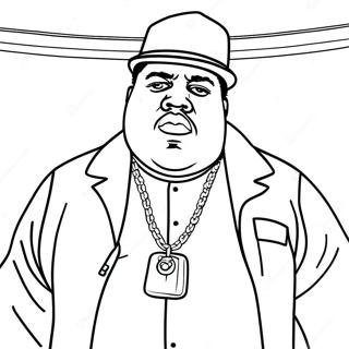 Biggie Smalls Coloring Pages