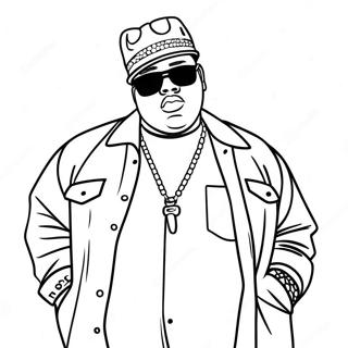 Biggie Smalls Coloring Page 47824-39766