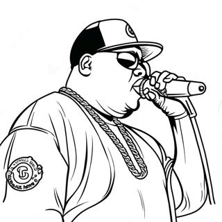 Biggie Smalls Coloring Page 47824-39768