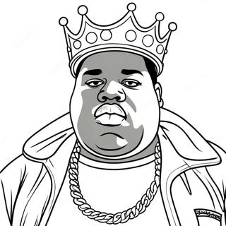 Biggie Smalls Coloring Pages