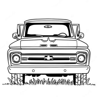 Chevy C10 Coloring Pages