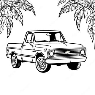 Chevy C10 Classic Truck Coloring Page 47834-39770