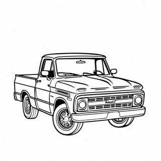 Chevy C10 Classic Truck Coloring Page 47834-39771