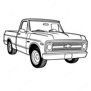 Chevy C10 Classic Truck Coloring Page 47834-39772