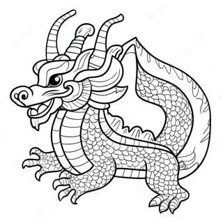 Chinese Dragon Coloring Page 47865-39805