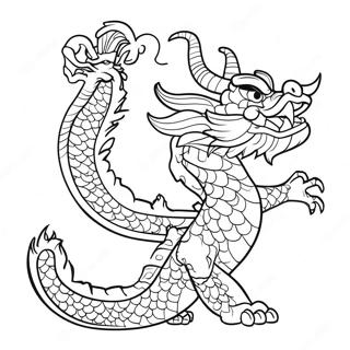 Chinese Dragon Coloring Page 47865-39807