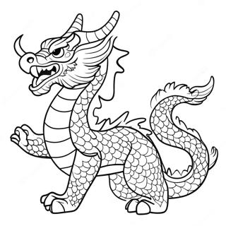 Chinese Dragon Coloring Page 47865-39808