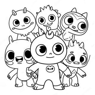 Super Monsters Coloring Pages