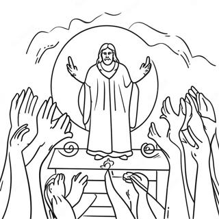 Worship Coloring Page 47914-39836