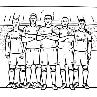 Lafc Players In Action Coloring Page 47935-39856