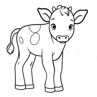 Calf Coloring Page 47944-39866