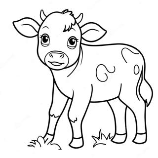 Calf Coloring Page 47944-39867