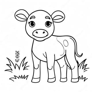 Calf Coloring Page 47944-39868