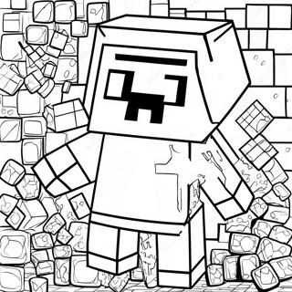 Minecraft Math Coloring Page 47954-39862