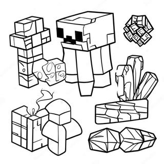 Minecraft Math Coloring Page 47954-39864