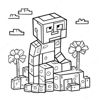 Minecraft Addition And Subtraction Coloring Page 47955-39872