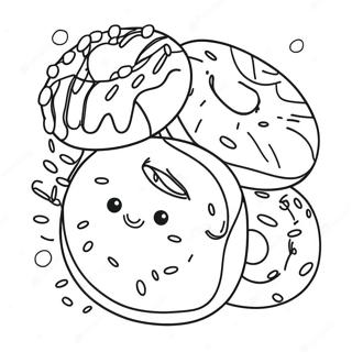 Donuts With Dad Coloring Page 47974-39882