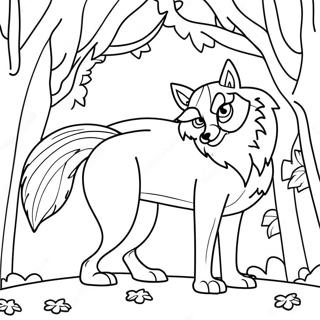 Wolf Mythical Creatures Coloring Page 48004-39910