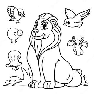 God Made The Animals Coloring Page 48014-39919