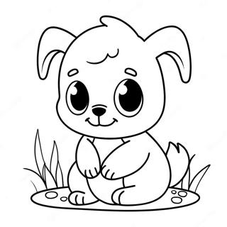 Cute Baby Animals Coloring Page 48015-39915