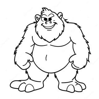 Abominable Snowman Coloring Pages