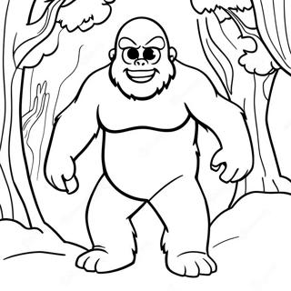 Abominable Snowman Coloring Page 48044-39936