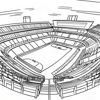 Football Stadium Coloring Page 48064-39958